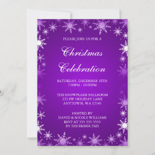 Invitation Fête de Noël de la Frontière des Flèches-Neige pou