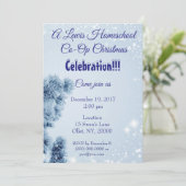 Invitation Fête de Noël de la Homeschool Co-op (Debout devant)