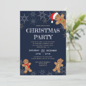 Invitation Fête de Noël de la Marine de Snowflake (Debout devant)