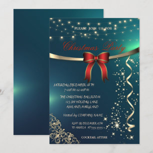 Invitation Fête de Noël de la société Green Bow, Confettis