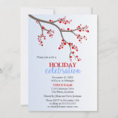 Invitation Fête de Noël de la succursale du Berry d'hiver (Devant)