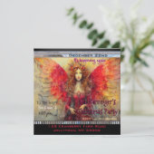 Invitation Fête de Noël de l'Ange de Neige (Debout devant)