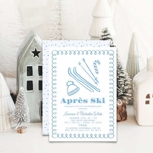 Invitation Fête de Noël de l'après-ski