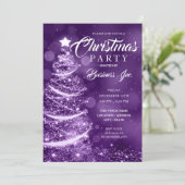 Invitation Fête de Noël de l'Arbre de Noël de l'entreprise Ét (Debout devant)