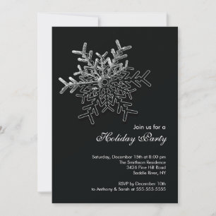 Invitation Fête de Noël de l'Élégante Fête des Flammes de nei