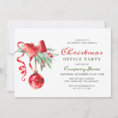 Invitation Fête de Noël de l'entreprise (Devant)