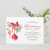 Invitation Fête de Noël de l'entreprise (Debout devant)