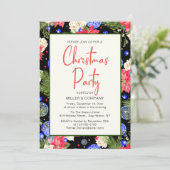 Invitation Fête de Noël de l'entreprise Floral (Debout devant)