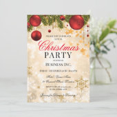 Invitation Fête de Noël de l'entreprise Gold (Debout devant)