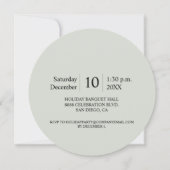 Invitation Fête de Noël de l'entreprise hébergée (Dos)