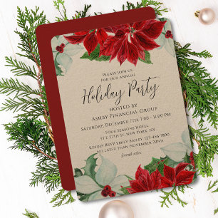 Invitation Fête de Noël de l'entreprise moderne