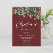 Invitation Fête de Noël de l'entreprise Red Office (Debout devant)