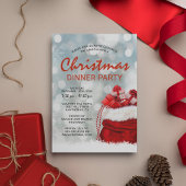 Invitation Fête de Noël de l'entreprise rouge