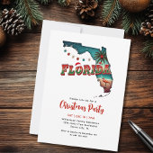 Invitation Fête de Noël de l'État de Floride