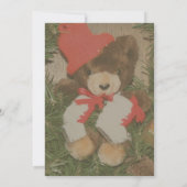 Invitation Fête de Noël de l'ours Werath (Dos)