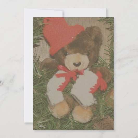 Invitation Fête de Noël de l'ours Werath (Dos)