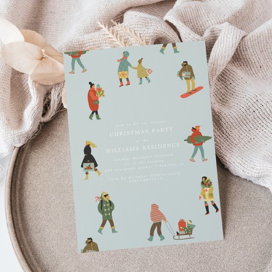 Invitation Fête de Noël de Modern Get Together