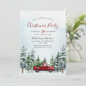 Invitation Fête de Noël de Noël de la petite fête de Noël de (Debout devant)