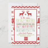 Invitation Fête de Noël de Noël de Tacker (Devant)