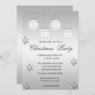 Invitation Fête de Noël de Noël d'entreprise