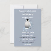 Invitation Fête de Noël de Penguin Corporate (Devant)