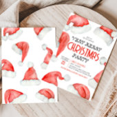 Invitation Fête de Noël de Santa Hat