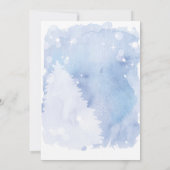 Invitation Fête de Noël de Snowman (Dos)