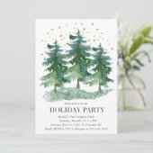 Invitation Fête de Noël de Winter Forest Company (Debout devant)