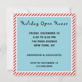 Invitation Fête de Noël décontractée (Dos)