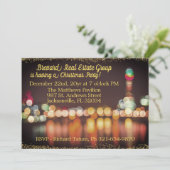 Invitation Fête de Noël d'entreprise (Debout devant)