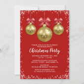 Invitation Fête de Noël d'entreprise (Devant)