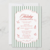 Invitation Fête de Noël d'entreprise (Devant)