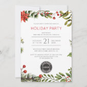 Invitation Fête de Noël d'entreprise (Devant)