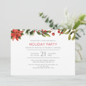 Invitation Fête de Noël d'entreprise (Debout devant)