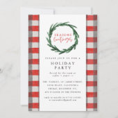 Invitation Fête de Noël d'entreprise Joyeuses Fêtes (Devant)