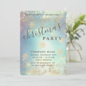 Invitation Fête de Noël d'entreprise luxueuse (Debout devant)