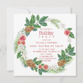 Invitation Fête de Noël d'entreprise Pink Wath (Devant)