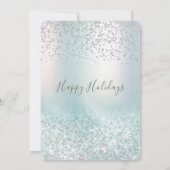 Invitation Fête de Noël d'entreprise Silver snowflake (Dos)