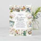 Invitation Fête de Noël des 12 jours de Noël (Debout devant)