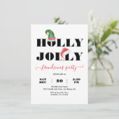Invitation Fête de Noël des amis de Holly Jolly (Debout devant)