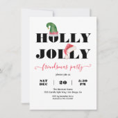 Invitation Fête de Noël des amis de Holly Jolly (Devant)
