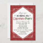 Invitation Fête de Noël des années 20 (Devant)