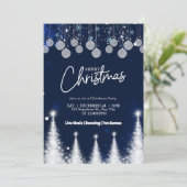 Invitation Fête de Noël des arbres (Debout devant)