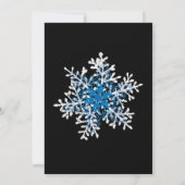 Invitation Fête de Noël des arbres de la ville d'hiver (Dos)