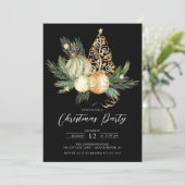 Invitation Fête de Noël des arbres d'or (Debout devant)