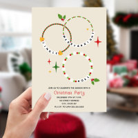 Fête de Noël des bracelets d'amitié