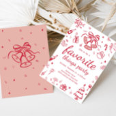 Invitation Fête de Noël des choses favorites fantasques