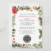 Invitation Fête de Noël des employés de l'entreprise (Devant)