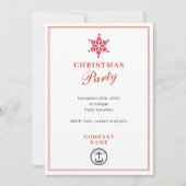 Invitation Fête de Noël des entreprises modernes (Devant)