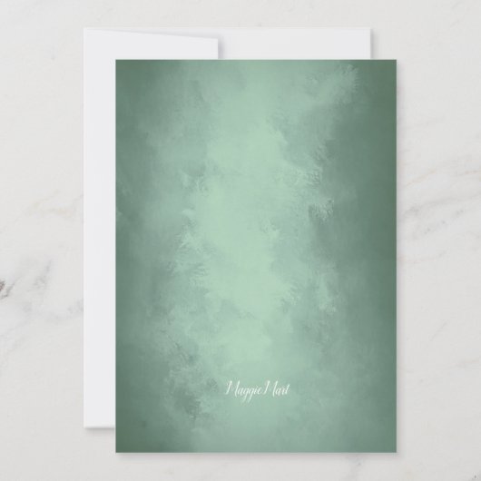 Invitation Fête de Noël des feux de forêt d'hiver en Russie (Dos)